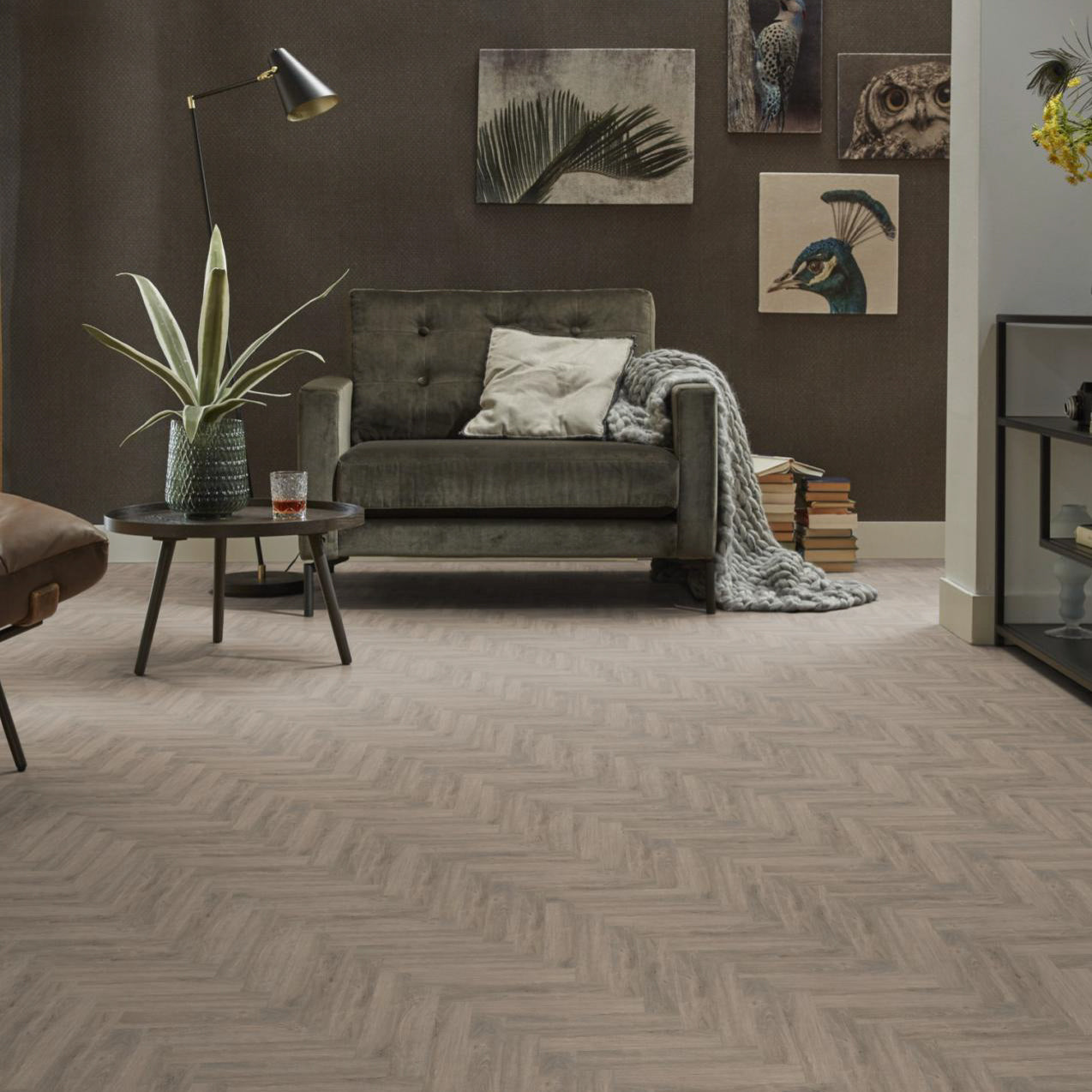 Spigato Visgraat SRC Click Smoky