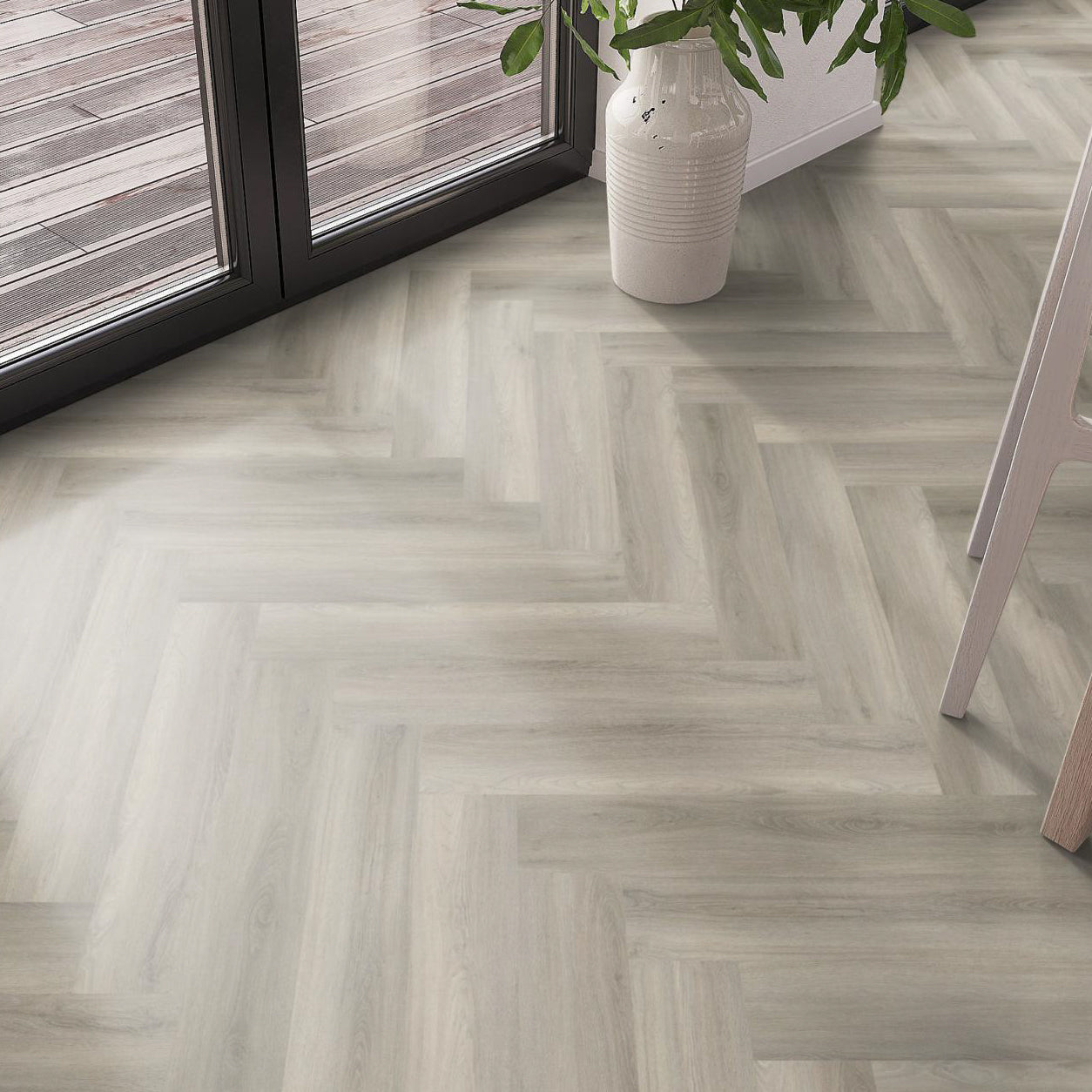 Spigato Visgraat Medium SRC Click Grey