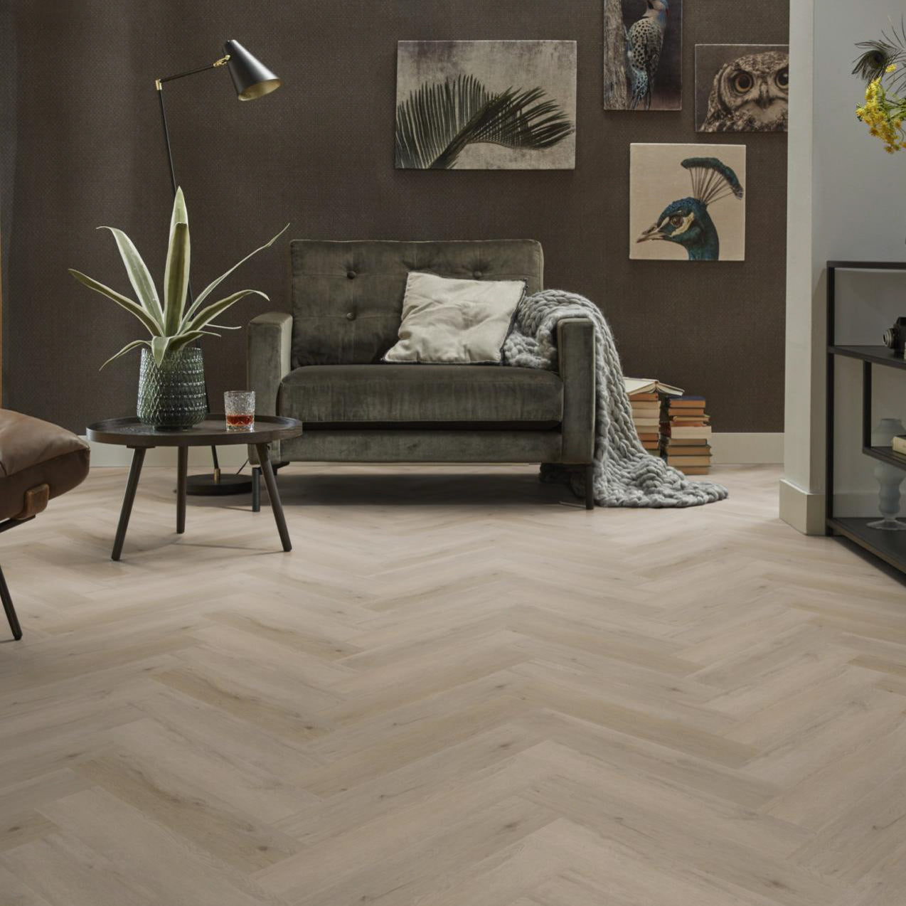 Spigato Vivero visgraat SRC Click Light Oak