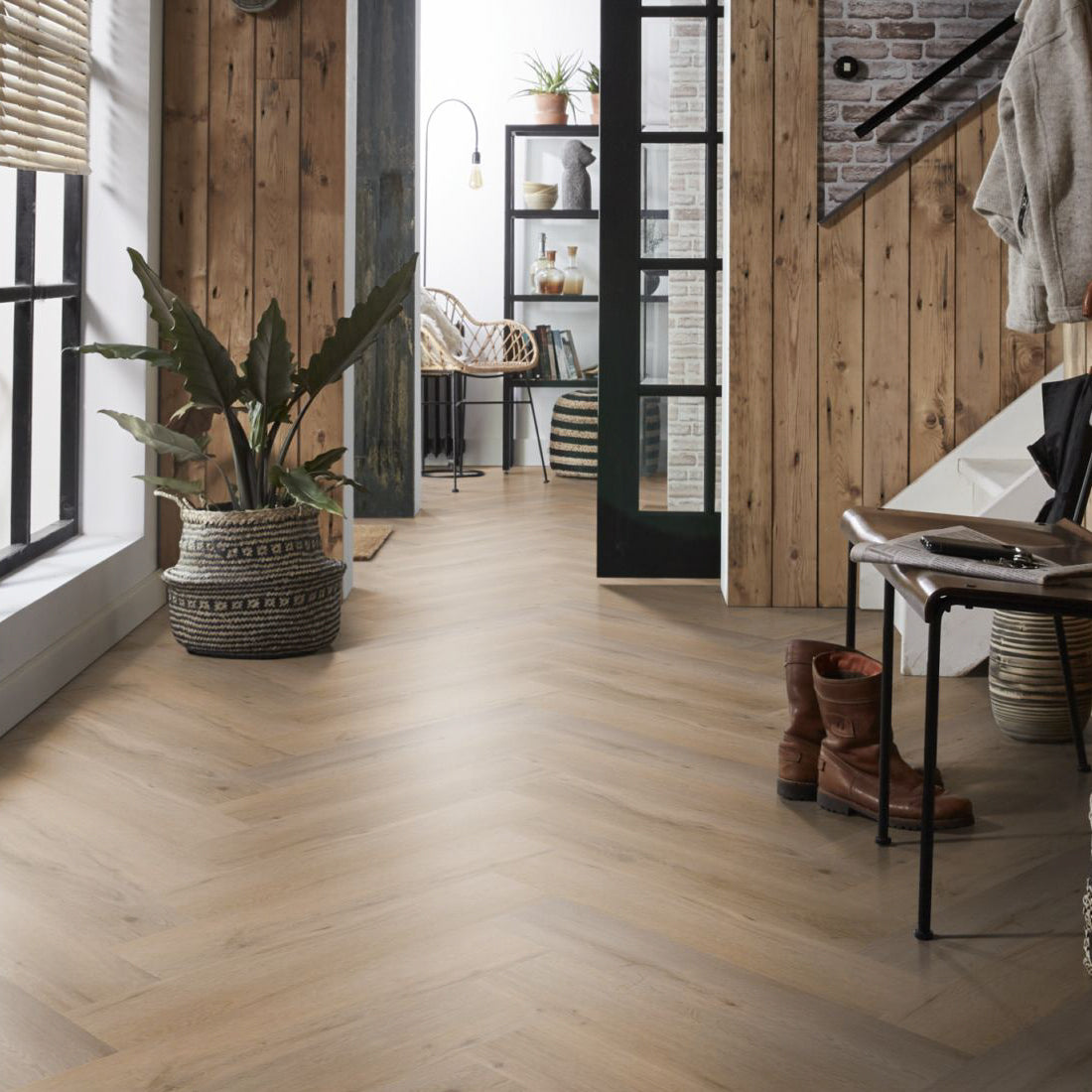 Spigato Vivero visgraat SRC Click Smoky