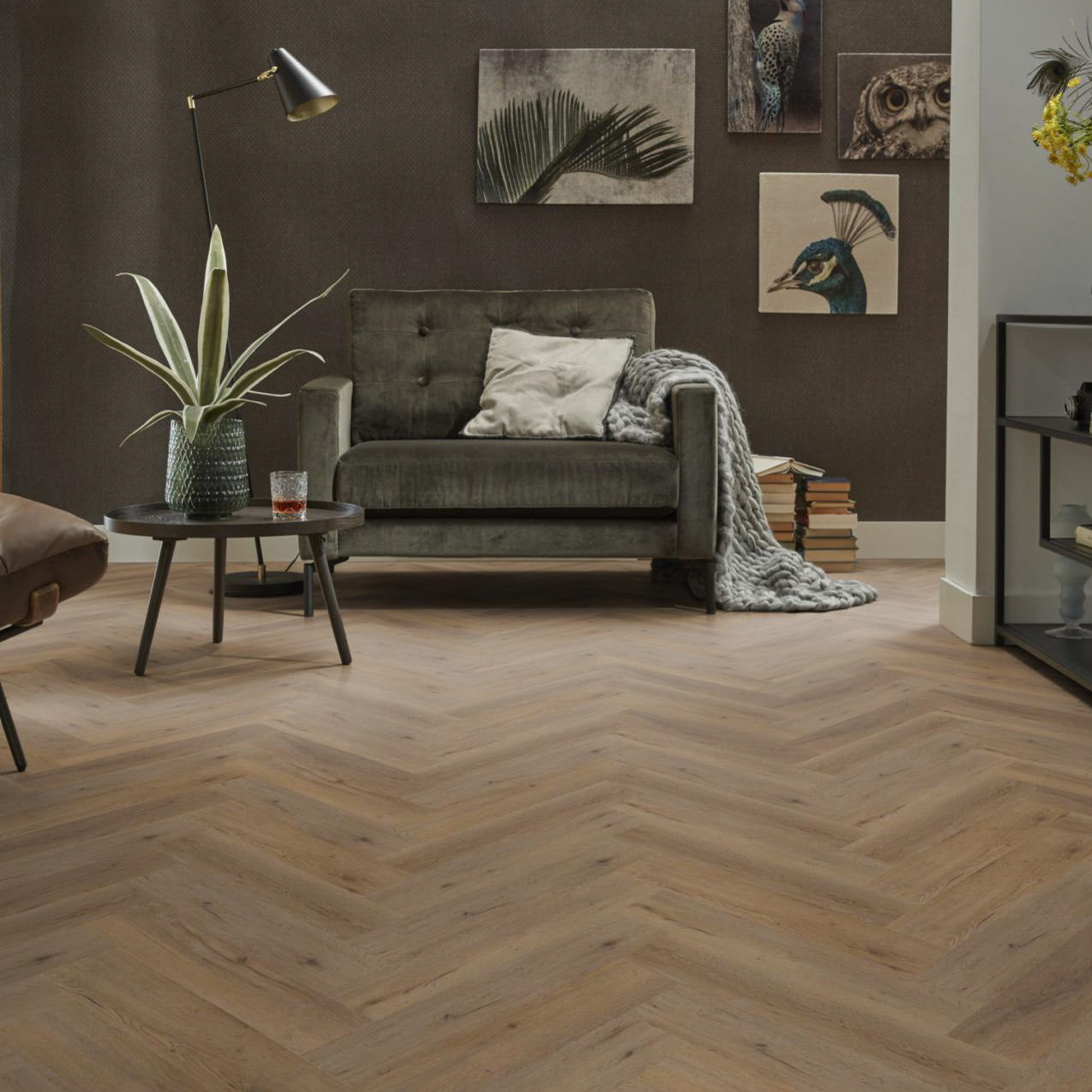 Spigato Vivero visgraat SRC Click Natural Oak