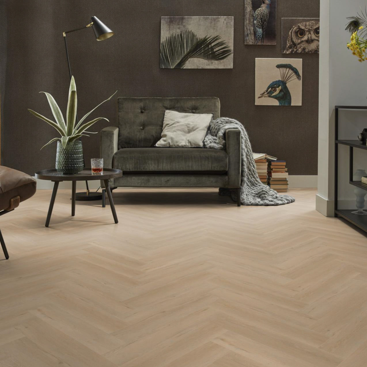 Spigato Vivero Visgraat SRC Click Beige