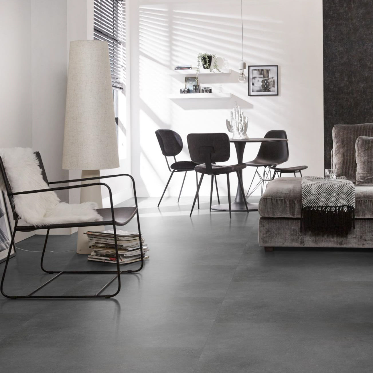 Sarino XL Dark Grey Dryback