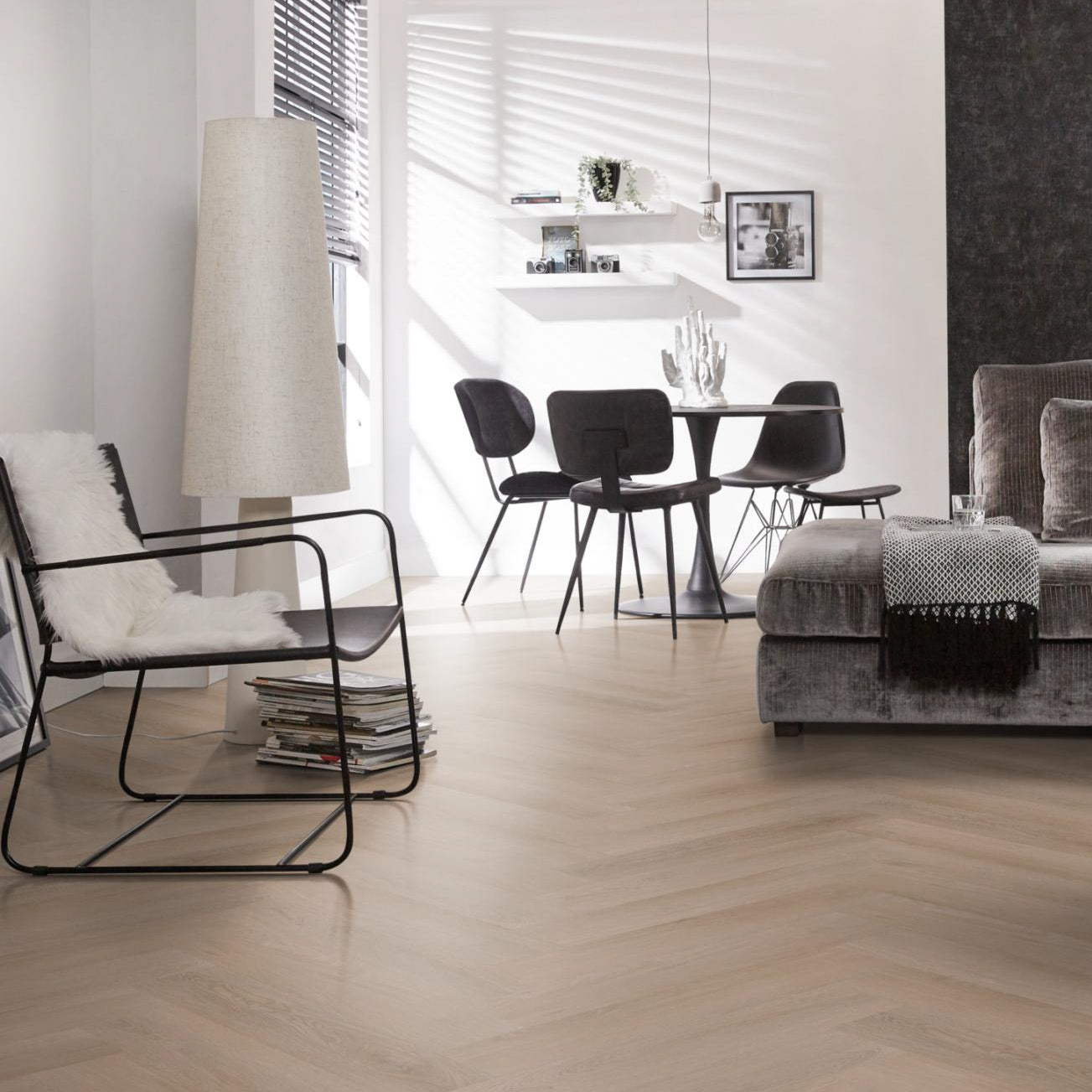 Spigato Navaro visgraat Click Dark Oak