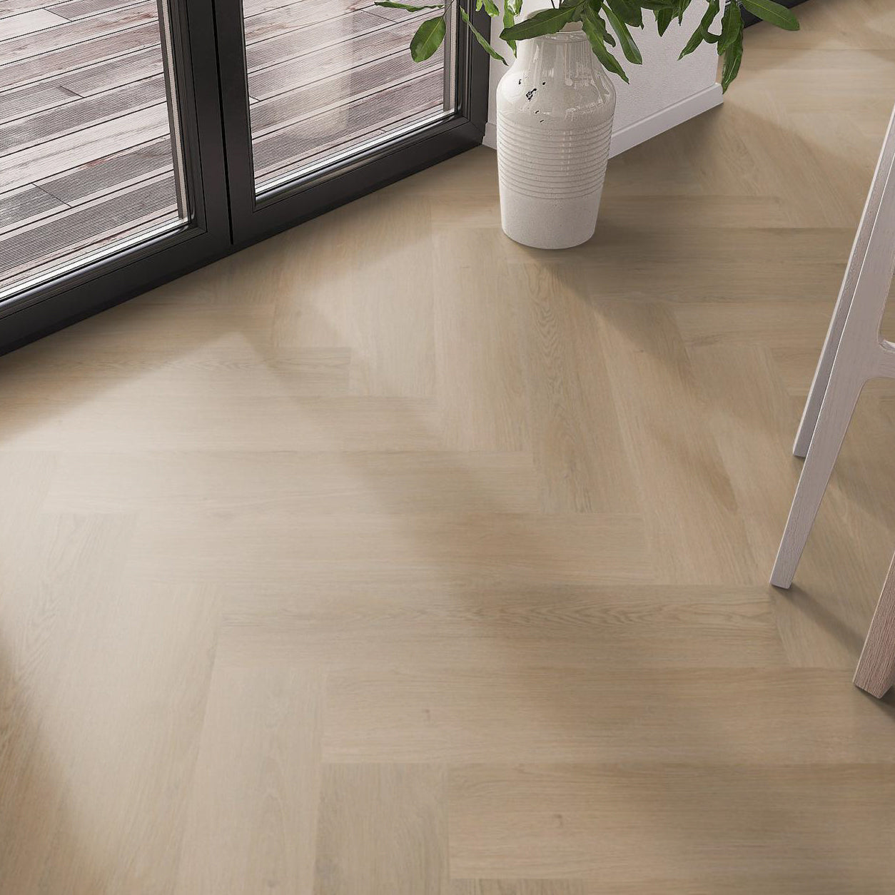 Spigato Navaro visgraat Click Natural Oak