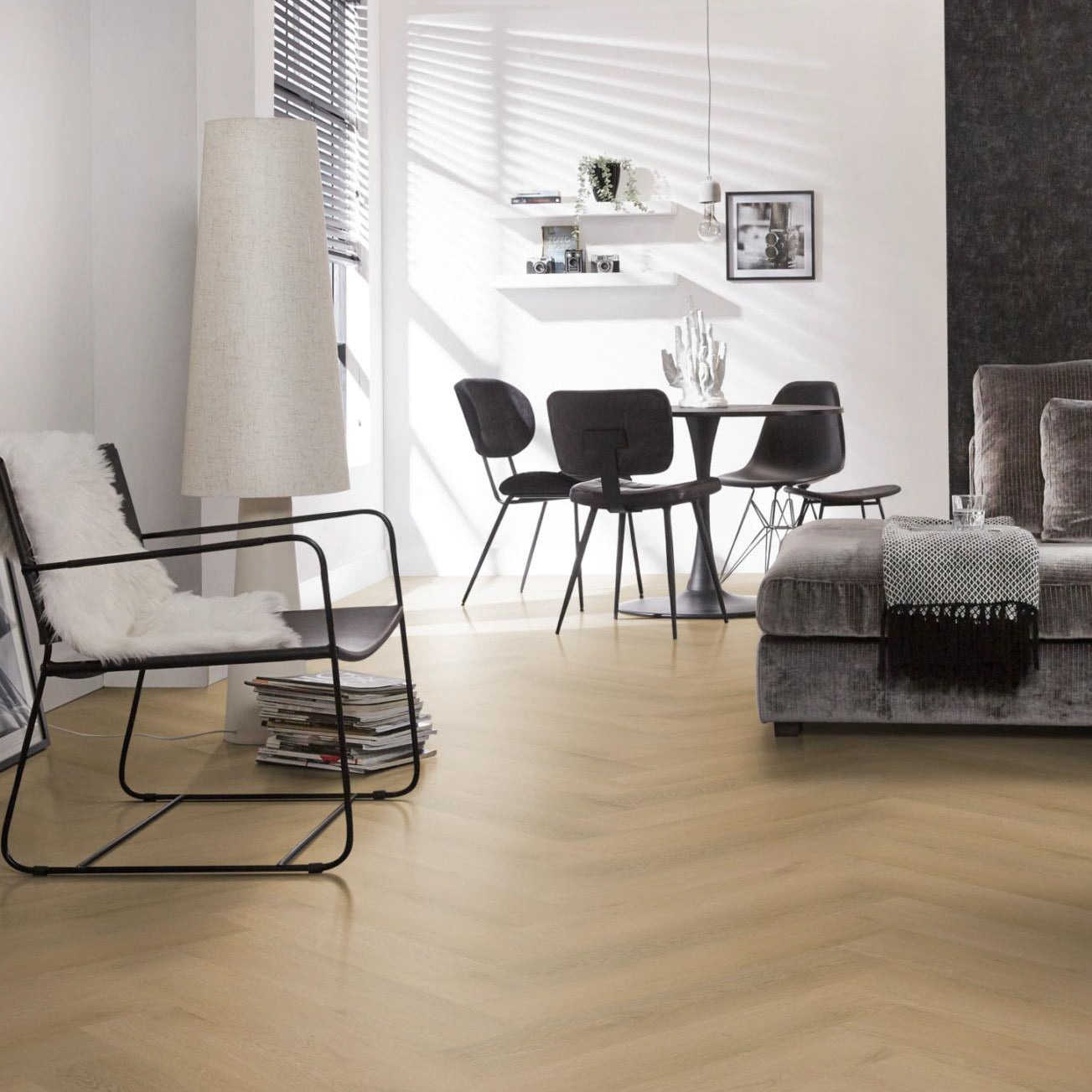 Spigato Navaro visgraat Click Light Oak