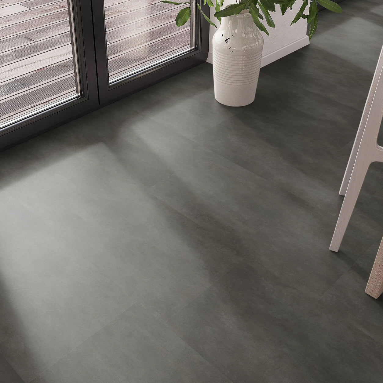 Concrete XL Anthracite Dryback
