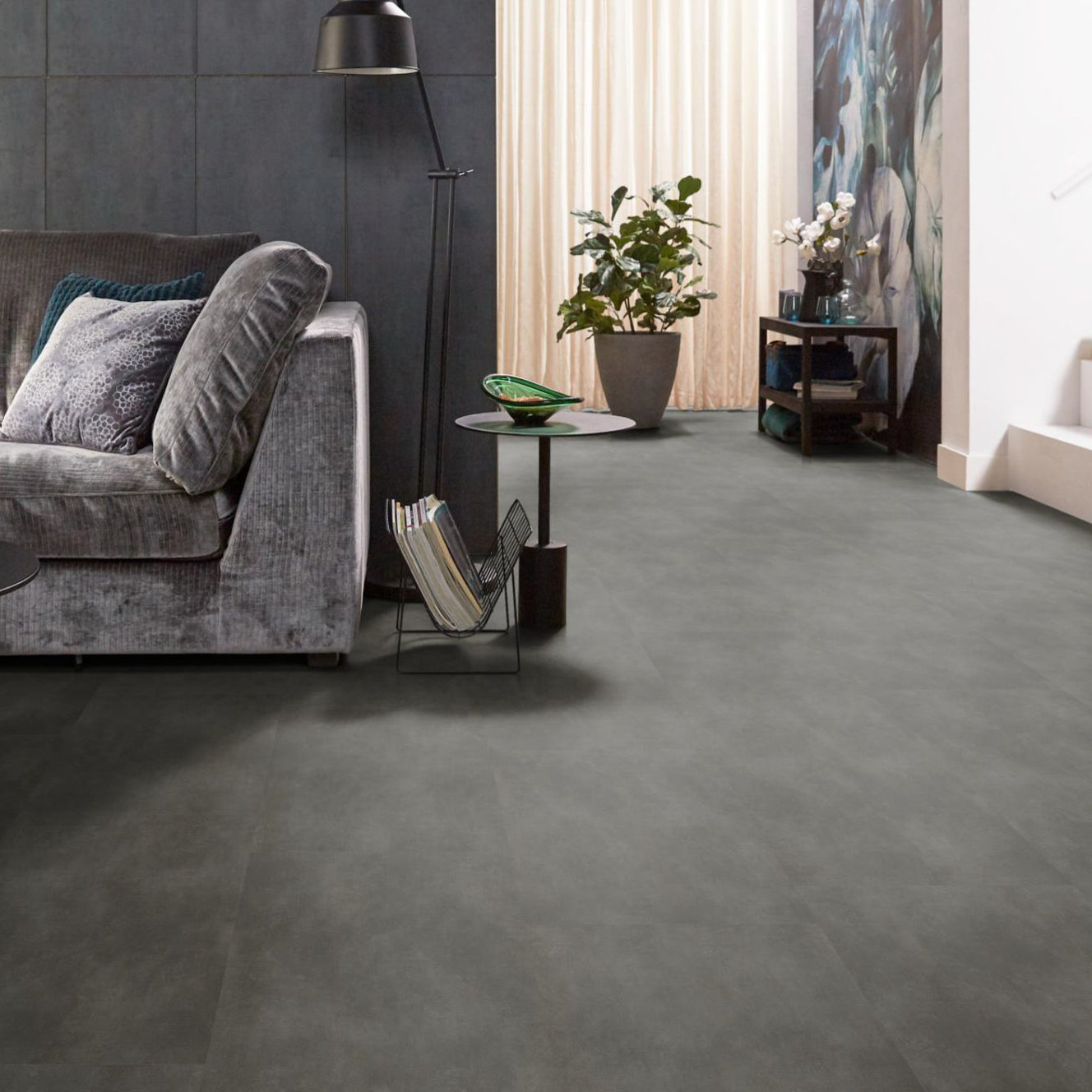 Concrete XL Anthracite Dryback