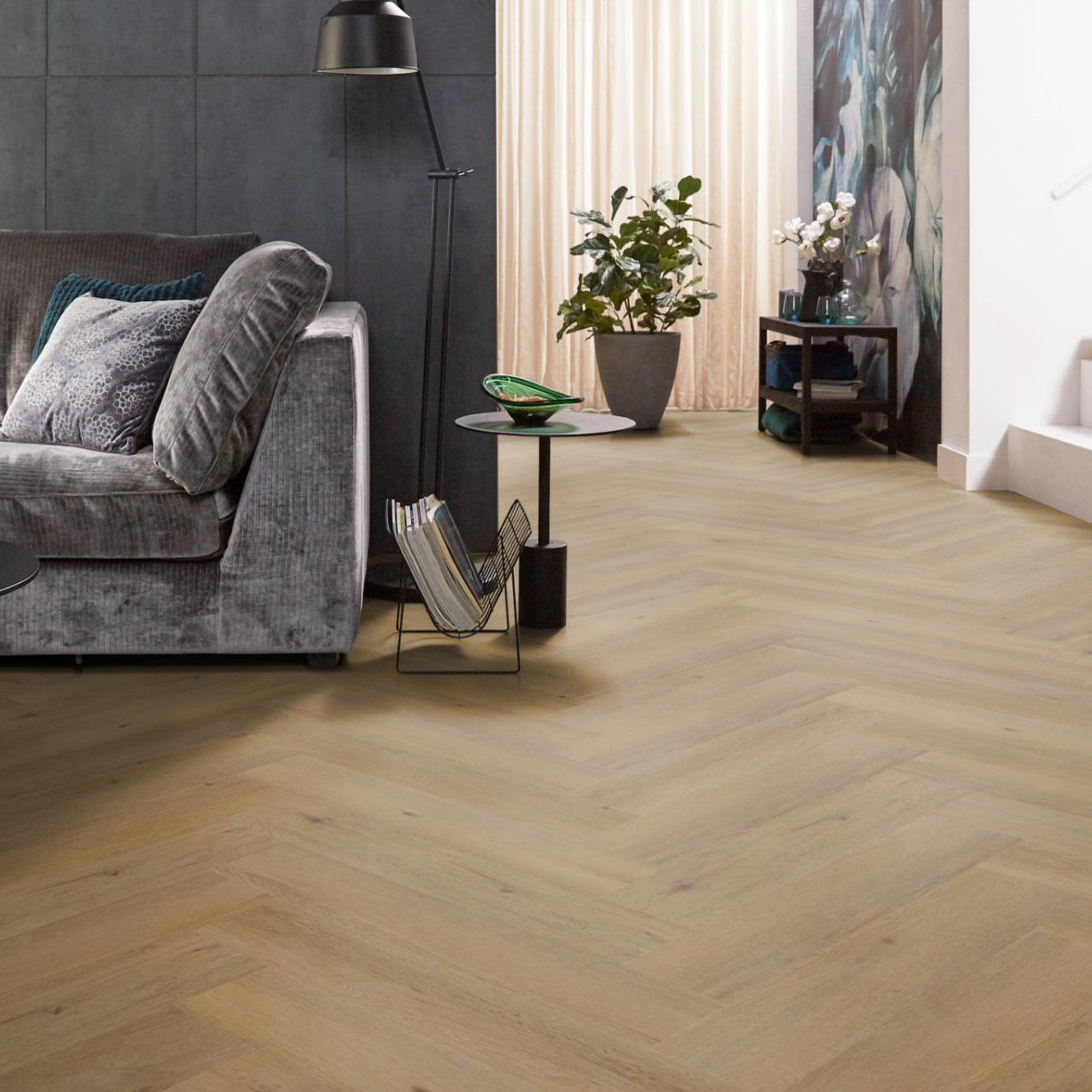 Spigato Vivero visgraat Dark Oak Dryback