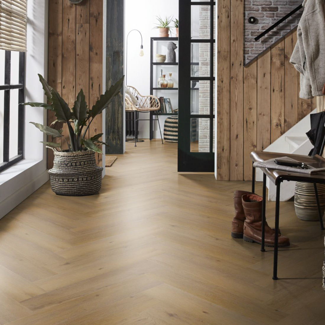 Spigato Vivero visgraat Dark Oak Dryback