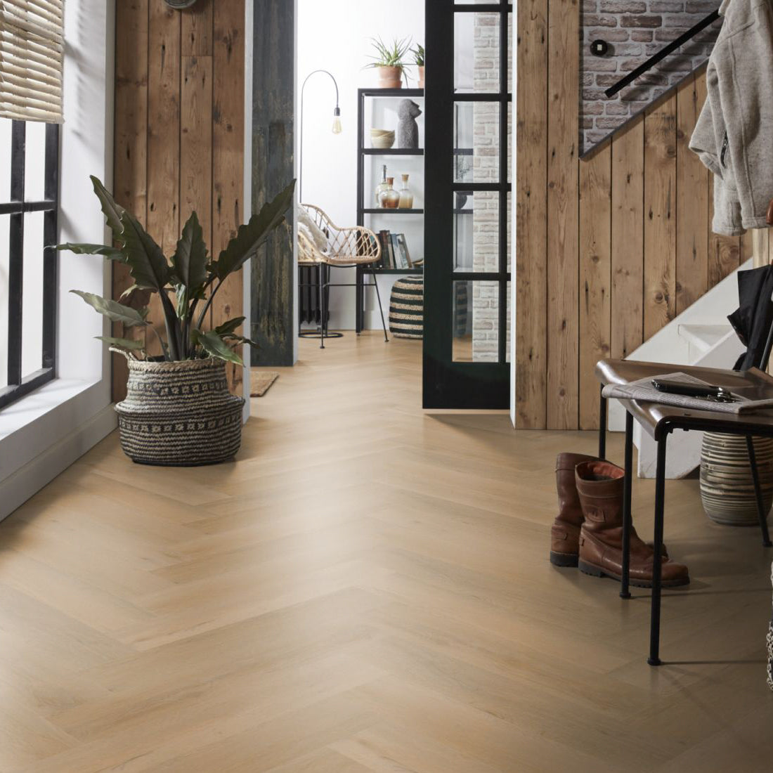 Spigato Vivero visgraat Warm Oak Dryback