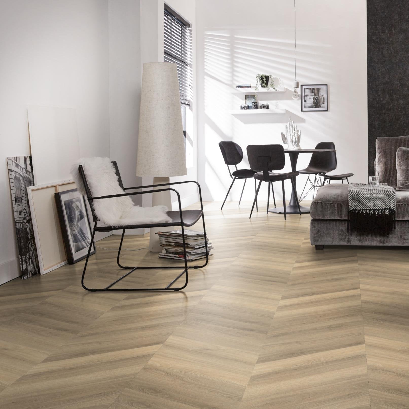 Spigato Hongaarse punt Beige Dryback