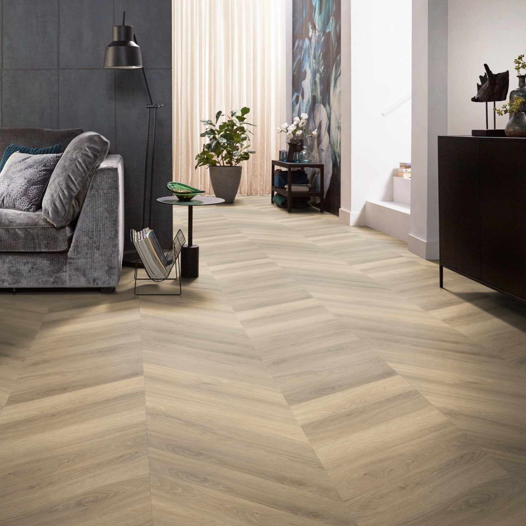 Spigato Hongaarse punt Beige Dryback