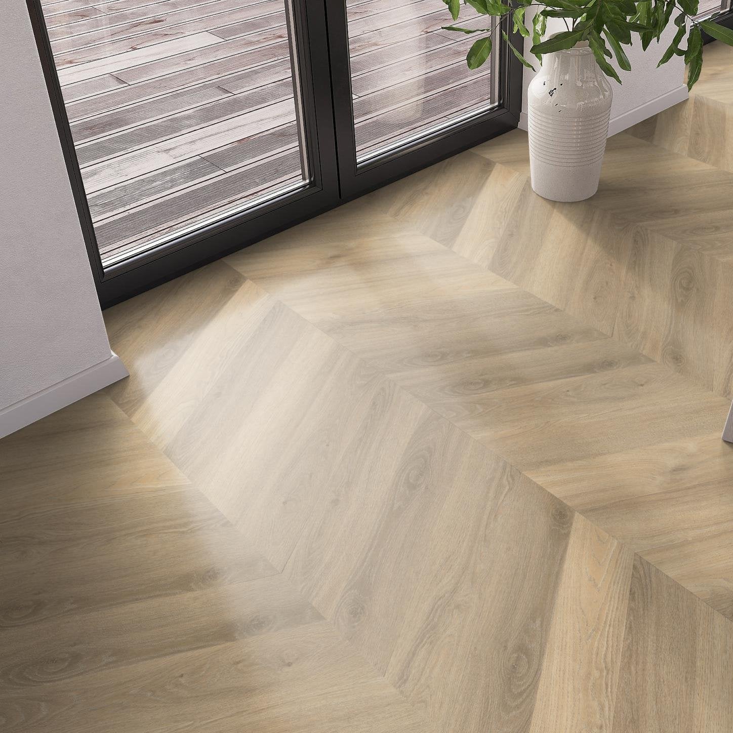 Spigato Hongaarse punt Beige Dryback