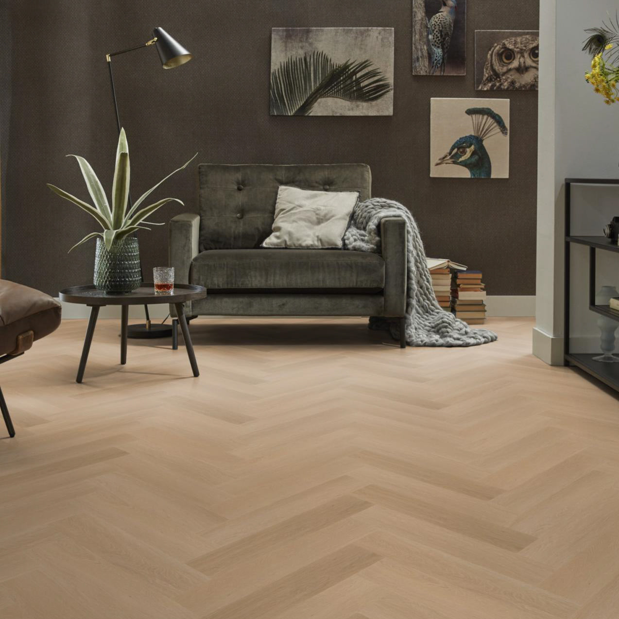 Spigato Estino Visgraat SRC Click Dark Oak