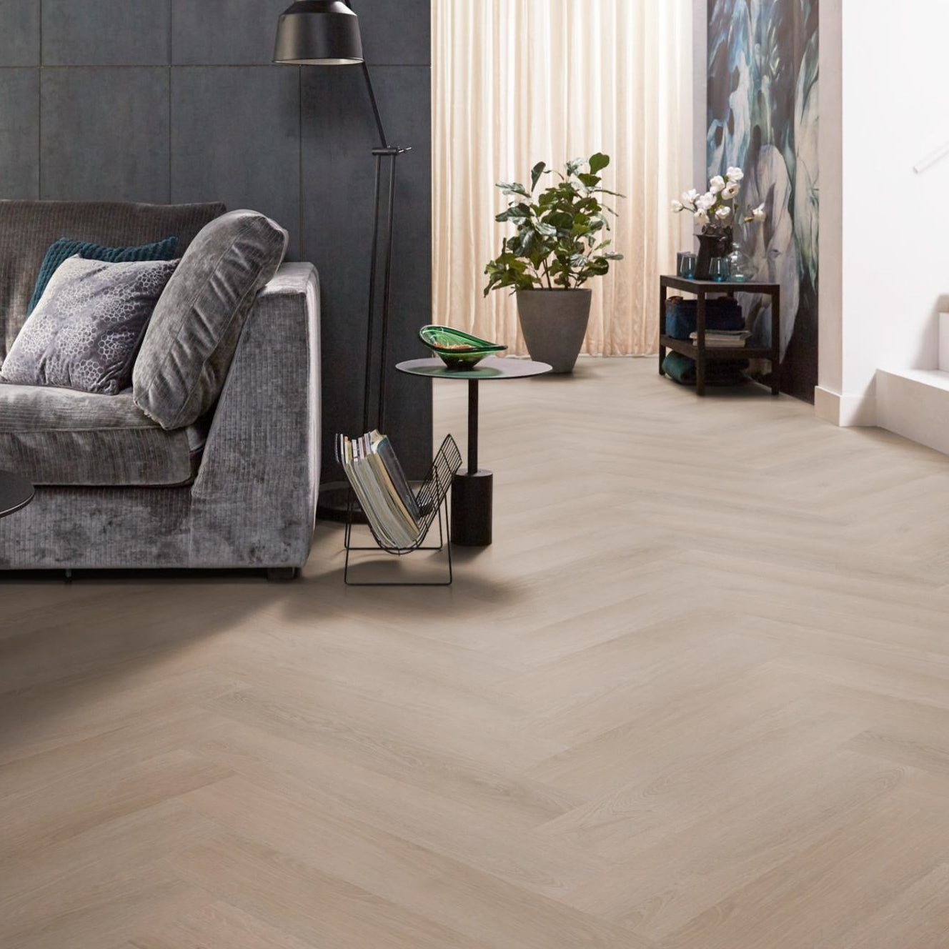 Spigato Navaro visgraat Dark Oak Dryback