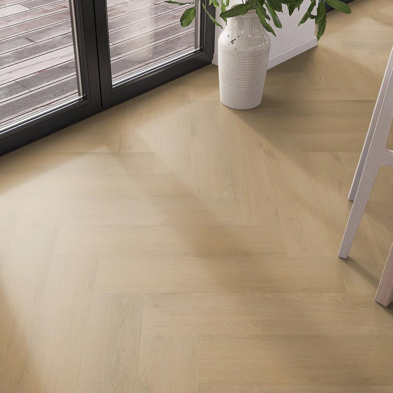 Spigato Navaro visgraat Light Oak Dryback