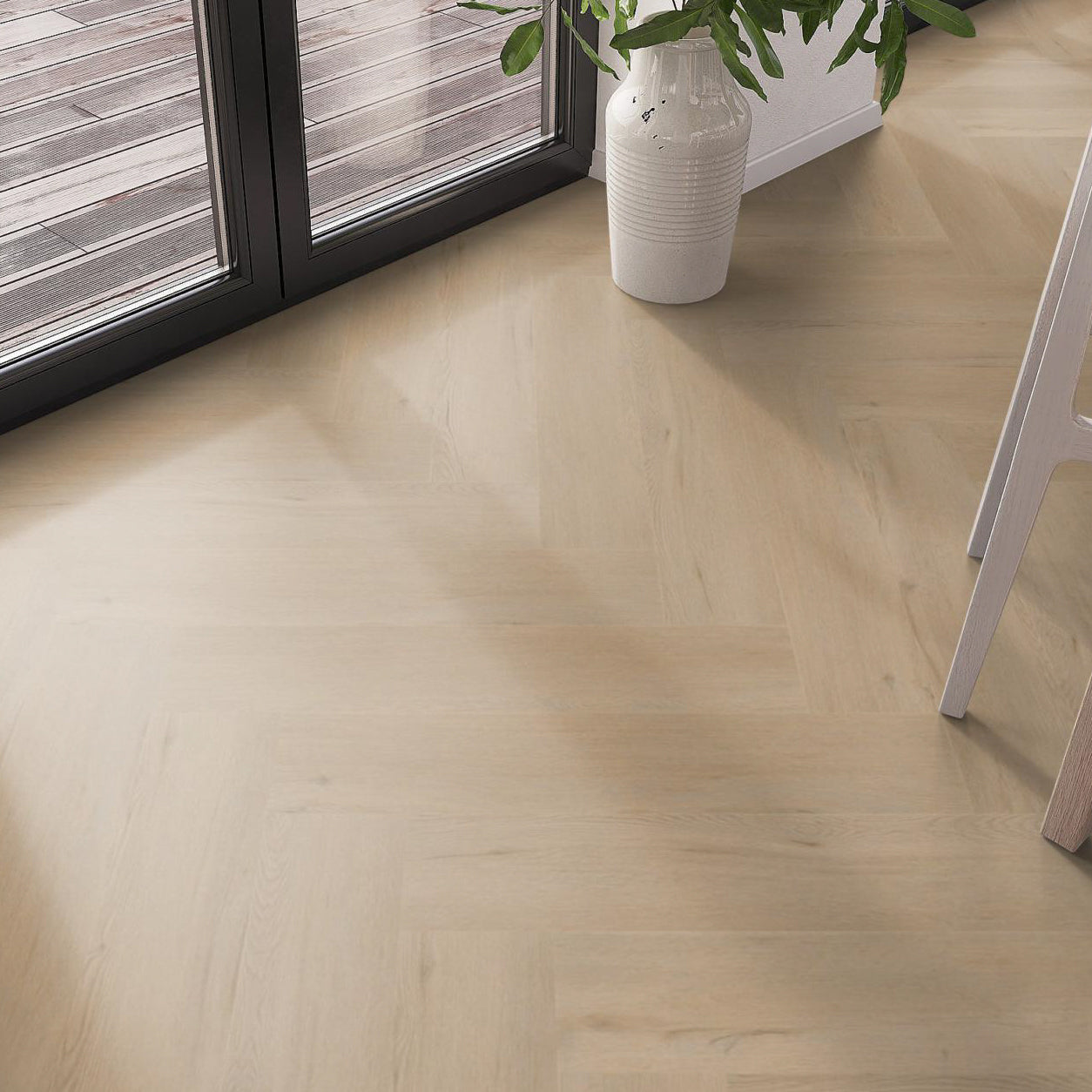 Spigato Vivero visgraat  Beige Dryback