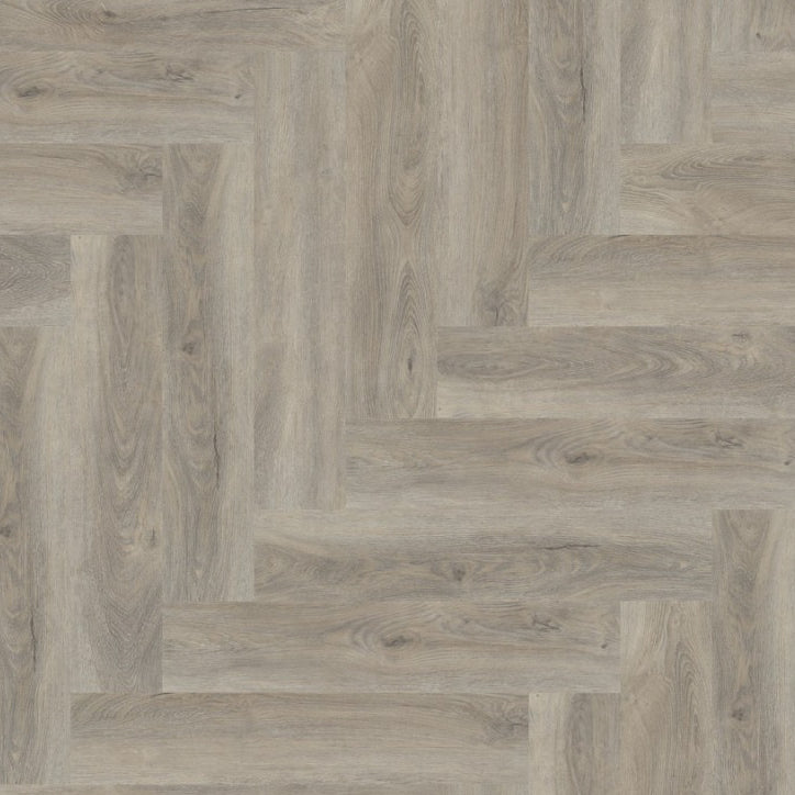 Spigato visgraat Light Grey Dryback