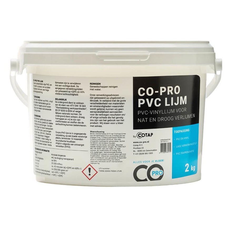 Co-pro PVC-lijm 2 kg – productafbeelding
